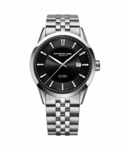 Genève Wrist Watch 2731-ST-20001 Black Index For Him