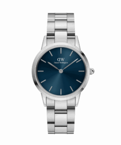 Iconic Link Quartz Blue Dial Ladies Watch DW00100459