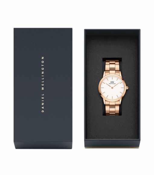 Iconic Link Quartz White Dial Watch DW00100209 - Image 2