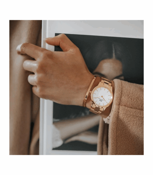 Iconic Link Quartz White Dial Watch DW00100209 - Image 3
