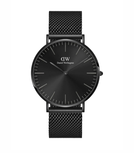 Classic Mesh Onyx Quartz Black Dial Men's Watch DW00100632