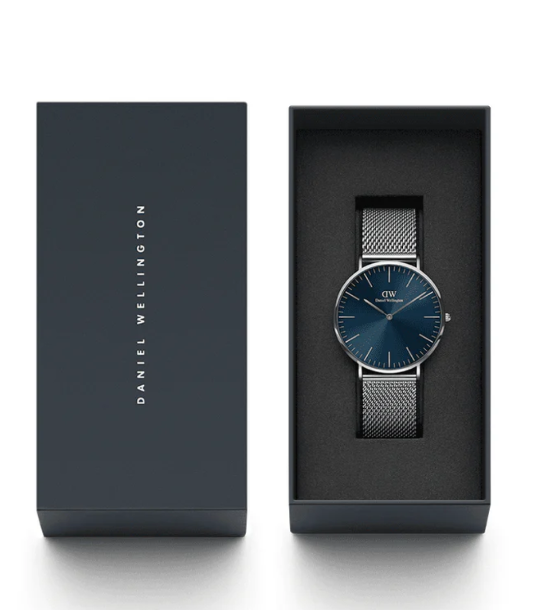 Classic Mesh Arctic Men's Blue Watch DW00100628 - Image 2