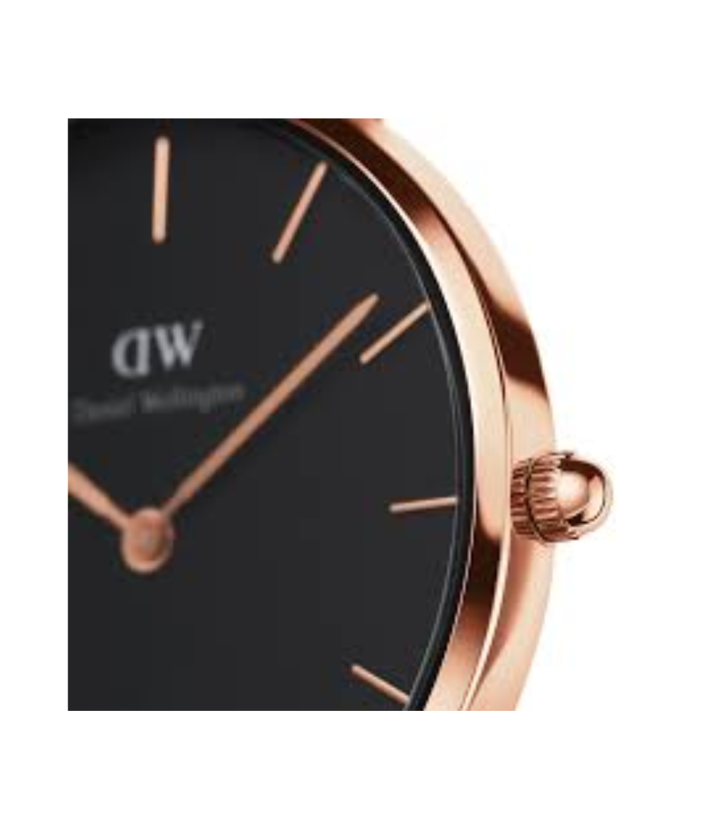 Classic Petite Melrose Black Dial Ladies Watch DW00100161 - Image 2